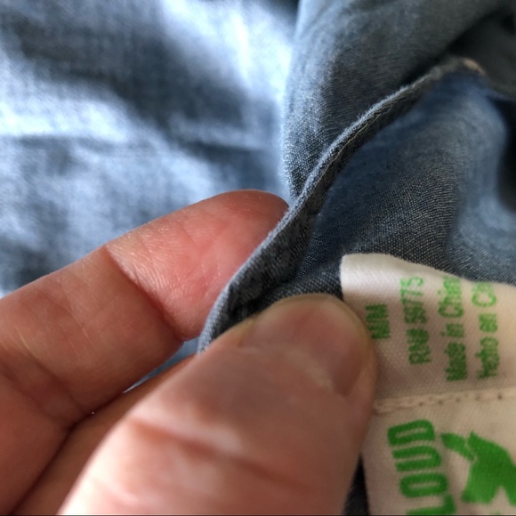 ❤️3X20 DREAM OUT LOUD CHAMBRAY LADIES TOP/ M - Picture 9 of 12